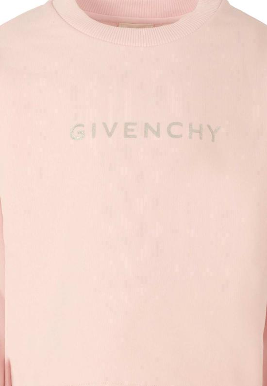  [키즈] 지방시 풀오버 키즈 스웨트셔츠 핑크 - GIVENCHY