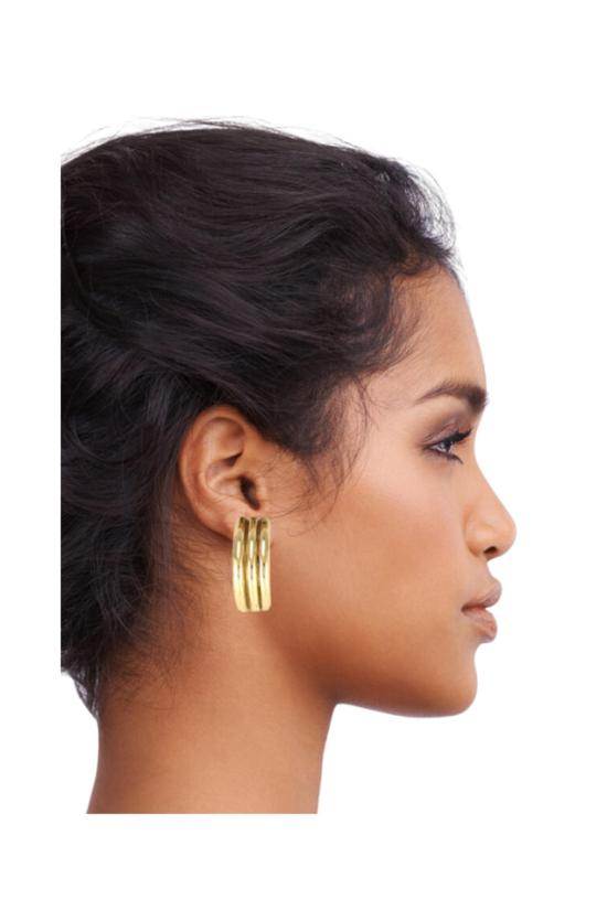  Sylvia Benson 이어링 실비아 벤슨 인 모션 후프  골드 - OTHER BRANDS