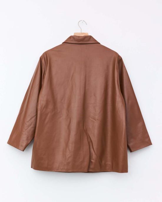  코울리 스튜디오 가죽 자켓 콜리 스튜디오 퀸 콜리 & 콜보 독점 재킷 - CAWLEY STUDIO