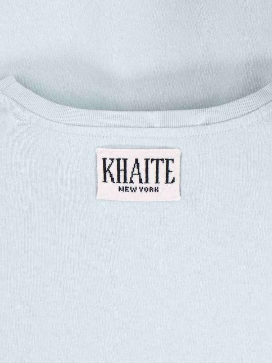  케이트 반팔 티셔츠 카이트 로고 티셔츠 라이트 블루 - KHAITE
