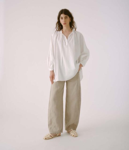  사야카 다비스 뉴욕 블라우스 사야카 데이비스 뉴욕 퍼프 슬리브  화이트