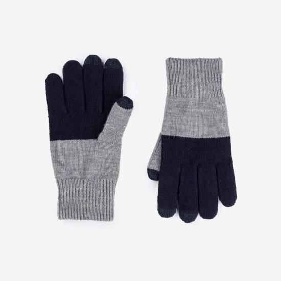  VERLOOP | knits 장갑 Verloop | 니트 XL 컬러블록 터치스크린  블랙/그레이 - OTHER BRANDS