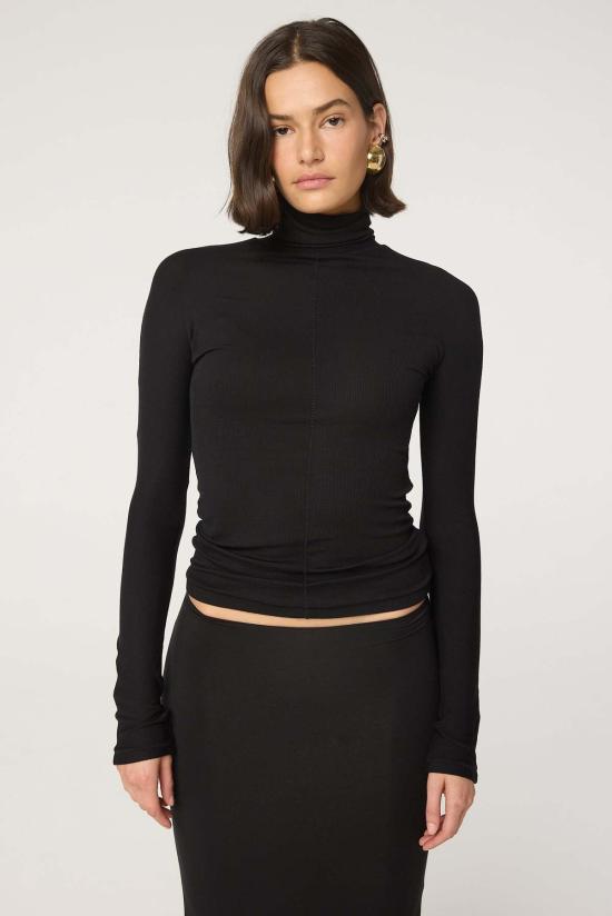  The Line By K 터틀넥 더 라인 바이 K 블릭사