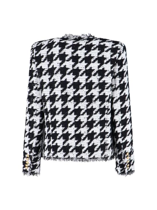  발망 수트 자켓 스펜서 데코레이티브 버튼 재킷 블랙 - BALMAIN