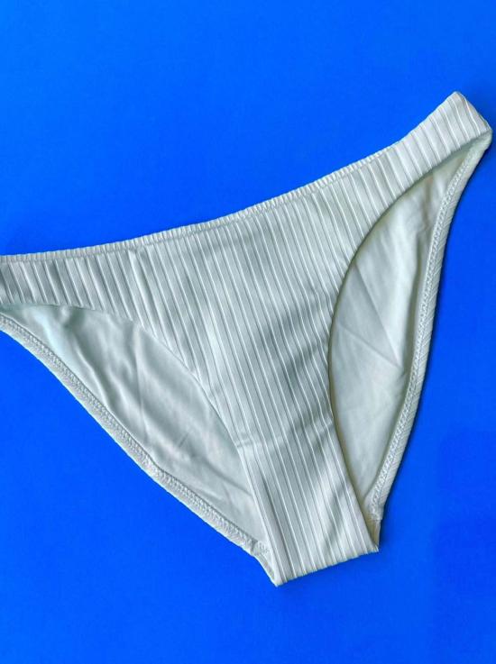  멜리사 오다바시 비키니 수영복 멜리사 오다바쉬 브리즈번 비키니 하의 화이트 골지