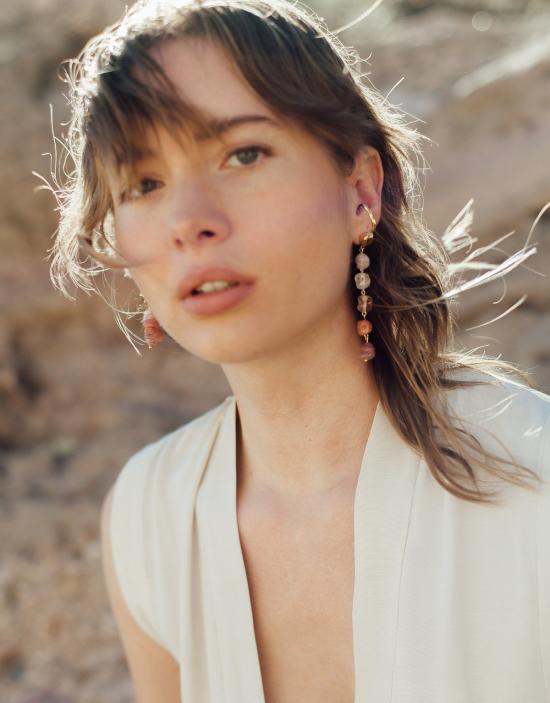  클레드 이어링 락 이어 커프 - CLED