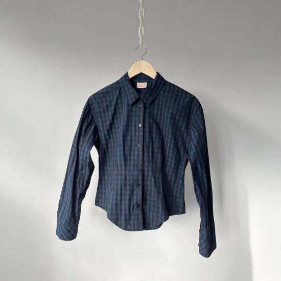  Heather Harlan 셔츠 헤더 할란 웨이스티드 셔츠 깅엄 태피터 - HEATHER HARLAN