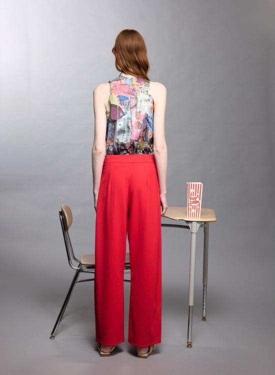  Meg 블라우스 메그 반다나 파이트 라이크 어 걸 프린트 탑 - OTHER BRANDS