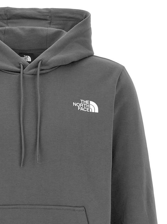 노스페이스 긴팔 티셔츠 심플 후드티 블랙 - NORTH FACE