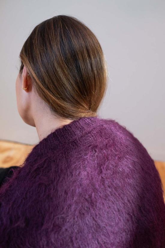  마리아 스탠리 가디건 브러시드 카디 잼 - MARIA STANLEY