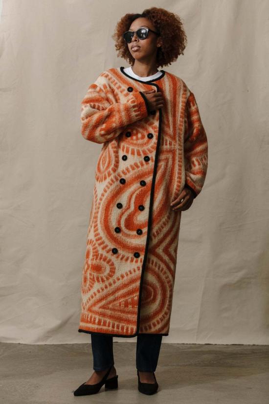  카린 자켓 칼린 롱 브룩스 재킷 - CARLEEN