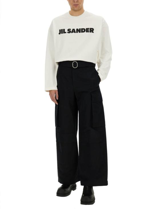  질샌더 치노 팬츠 질 샌더 카고 팬츠 블랙 - JIL SANDER