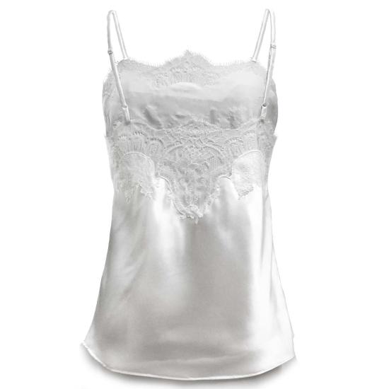  크리스텔 바라자 캐미솔 펄  화이트 - KRYSTELL BARRAZA