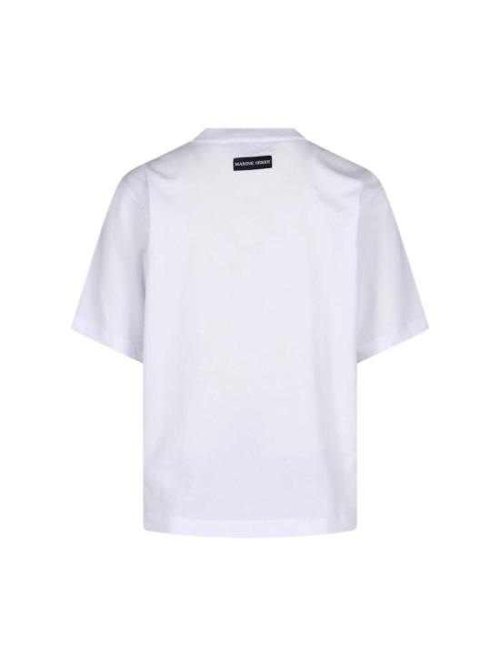  마린세르 반팔 티셔츠 마린 세르 문 티셔츠 화이트 - MARINE SERRE