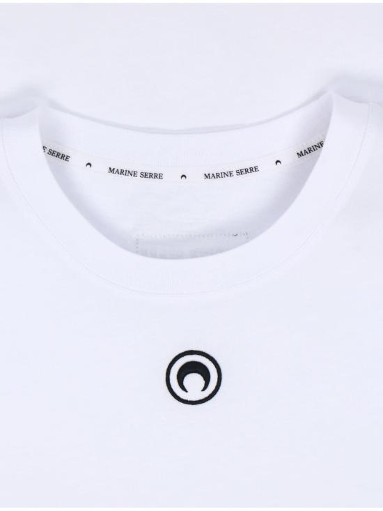  마린세르 반팔 티셔츠 마린 세르 문 티셔츠 화이트 - MARINE SERRE