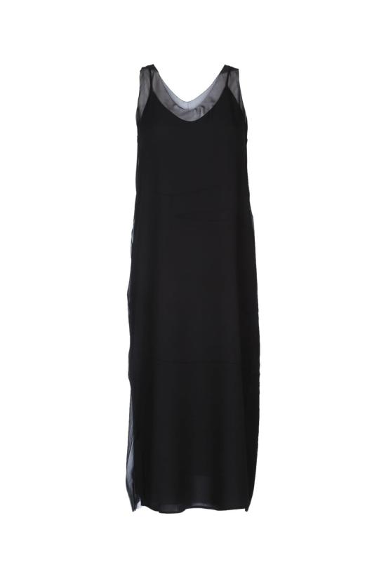  토템 롱 원피스 아비티 드레스 블랙