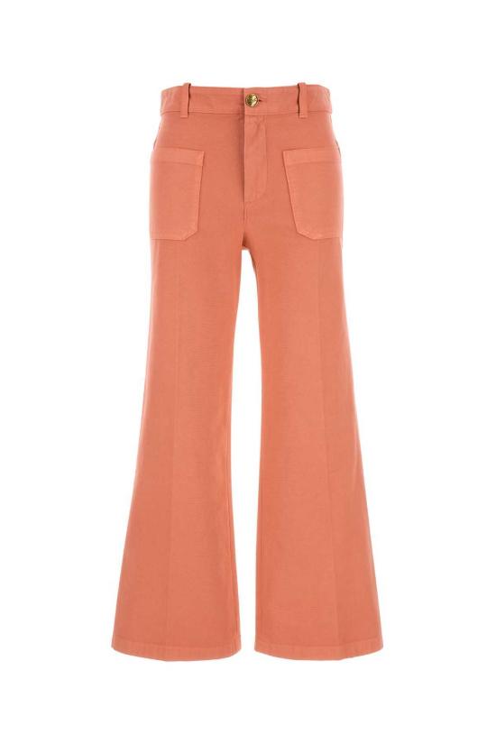  끌로에 데님 팬츠 살몬 데님 진 쉘코랄