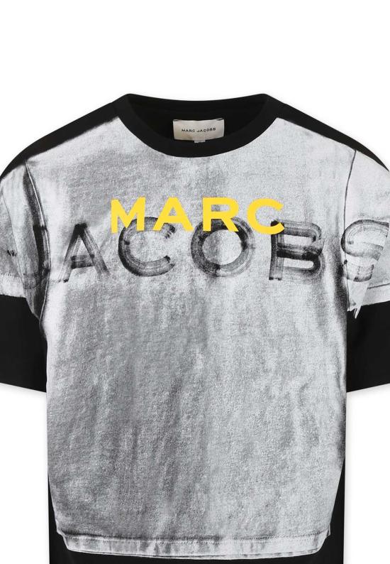  [키즈] 마크제이콥스 트레이닝 상의 마크 제이콥스 아동용 블랙 티셔츠 - MARC JACOBS