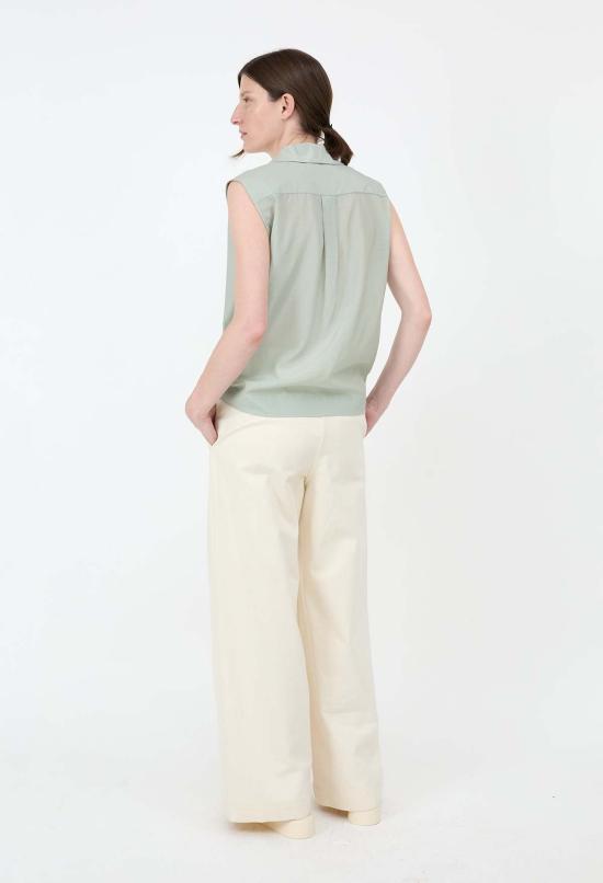  JULIA JENTZSCH 스트레이트 팬츠 피치 에이든 코튼 데님 팬츠 그레이지/염색되지 않은 - OTHER BRANDS