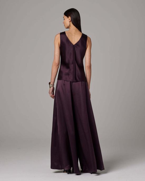  보즈 스트레이트 팬츠 Voz 실크 팔라조 팬츠 멀티 - VOZ