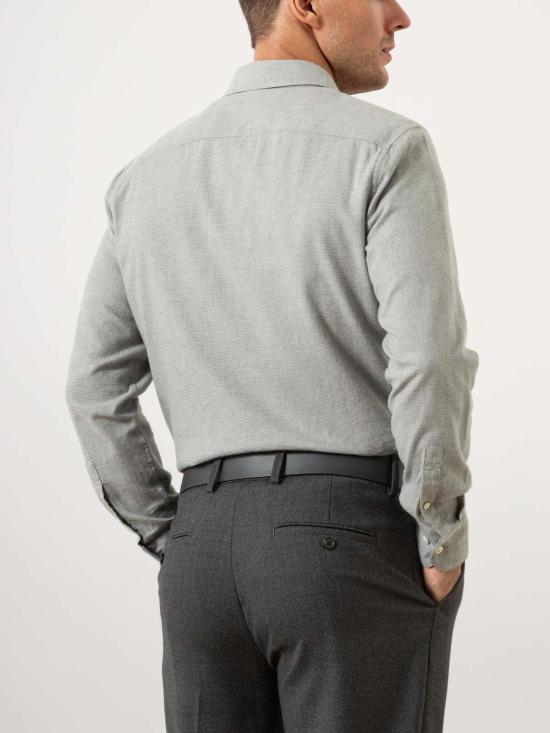  O.N.S 긴팔 셔츠 아릭 플란넬  그레이 헤더 - OTHER BRANDS