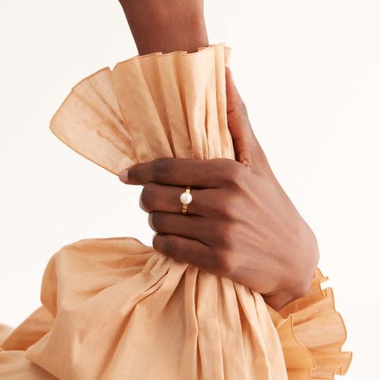  밍유왕 반지 명우왕 백합  금도금 - MING YU WANG