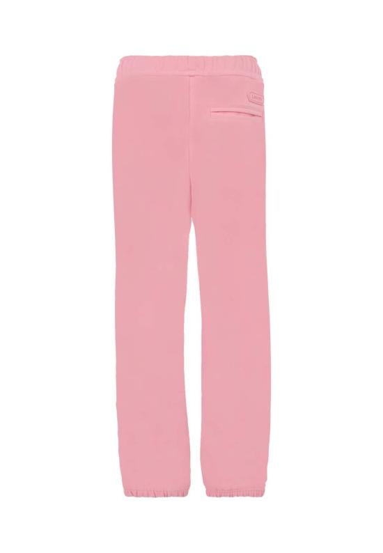  [키즈] 랑방 트레이닝/조거 팬츠 키즈 핑크 로고  (핑크) - LANVIN