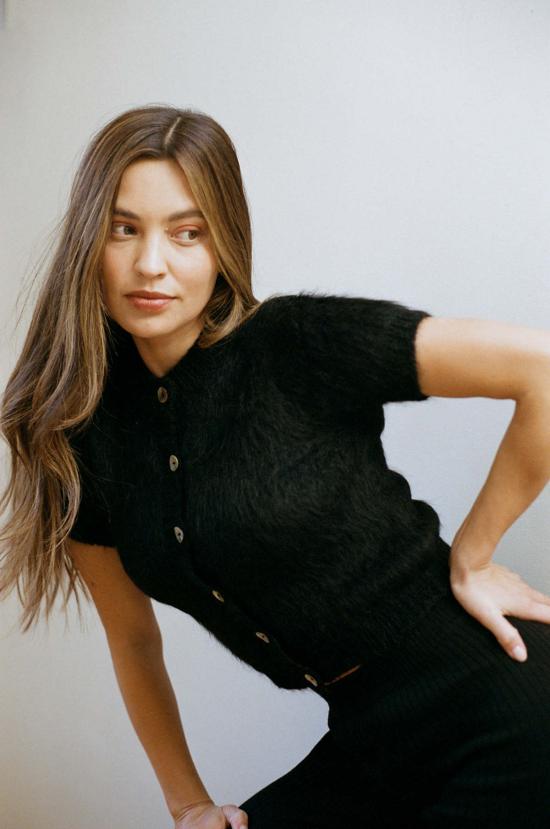  마리아 스탠리 가디건 반팔 카디건 - MARIA STANLEY