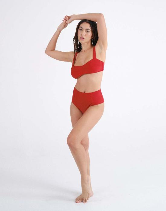  Galamaar 비키니 수영복 갈라마르 하이 바텀 스칼렛 - OTHER BRANDS