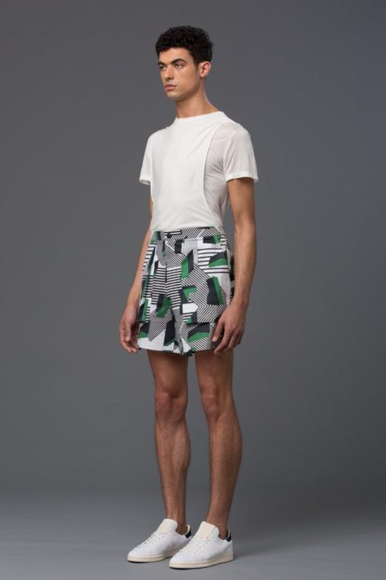  Carlos Campos 숏팬츠 카를로스 캄포스 데코 프린트 카고 반바지 - OTHER BRANDS