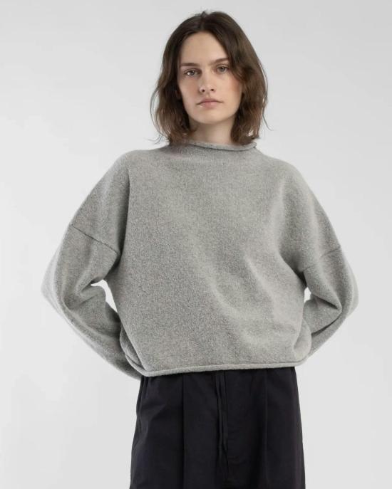  미셀라 그렉 스웨터 미카엘라 그렉 부클 롤드 - MICAELA GREG