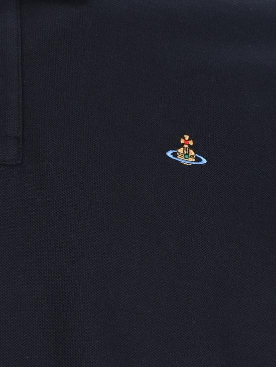  비비안웨스트우드 폴로 티셔츠 비비안 웨스트우드 오브 폴로 셔츠 블루 - VIVIENNE WESTWOOD