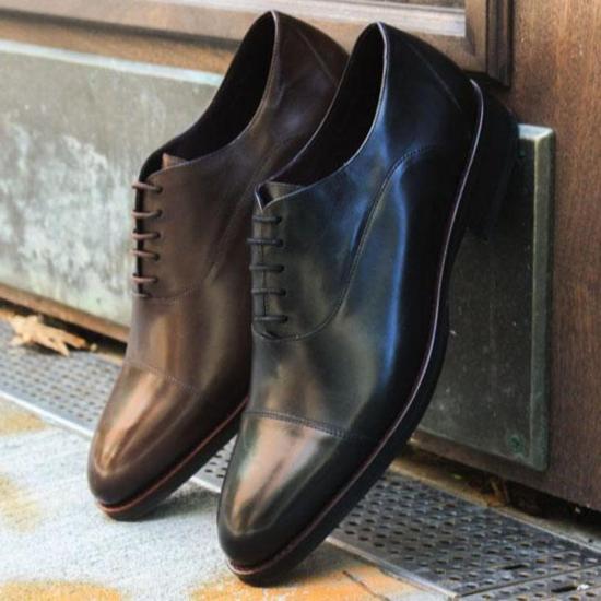  노아 왁스만 드레스 슈즈 워싱턴 옥스퍼드 브라운 - NOAH WAXMAN