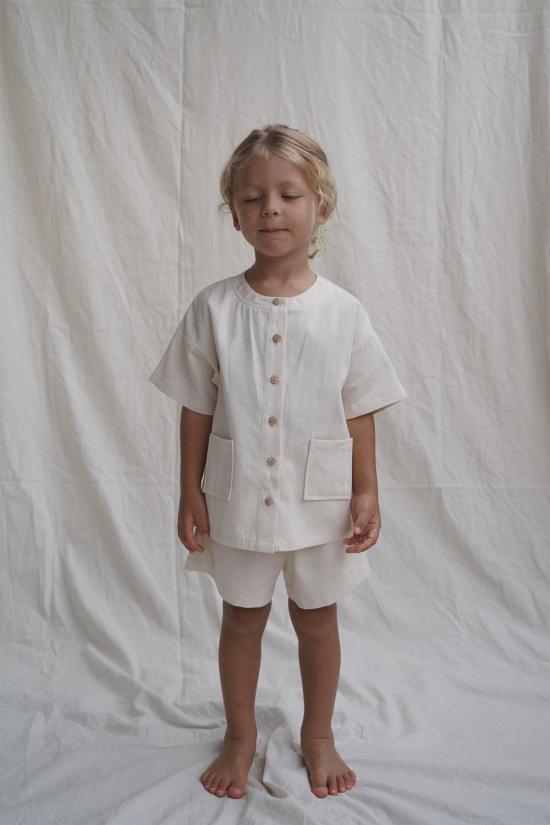  [키즈] House Of Paloma 셔츠 키즈 하우스 오브 팔로마 파스칼  나튀렐 에크루