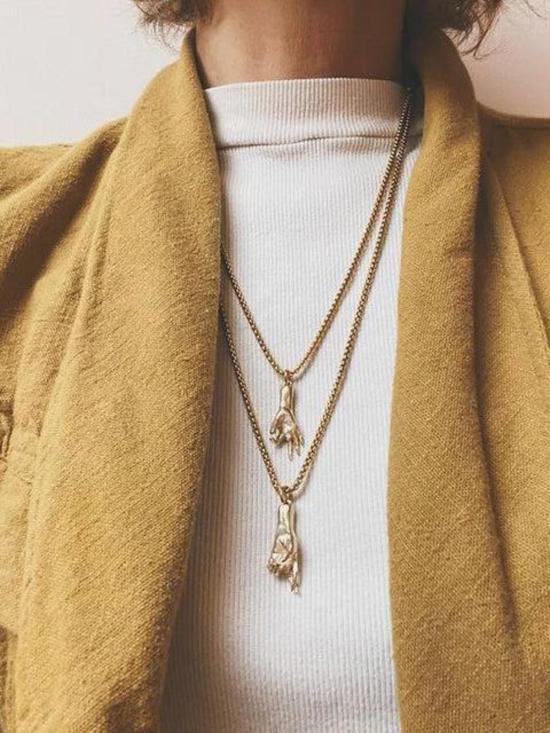  워터샌드스톤 목걸이/팬던트 호프 목걸이 (황동) - WATERSANDSTONE