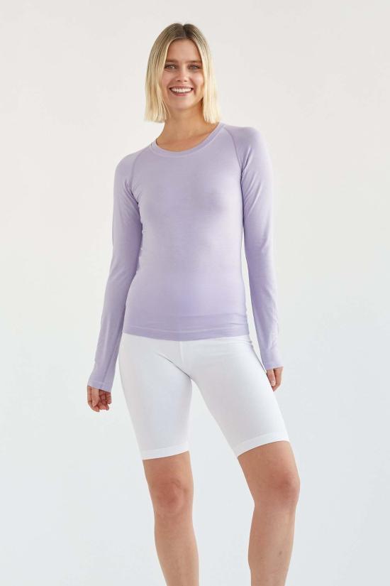  온오프 에센셜즈 긴팔 티셔츠 온/오프 에센셜 대나무