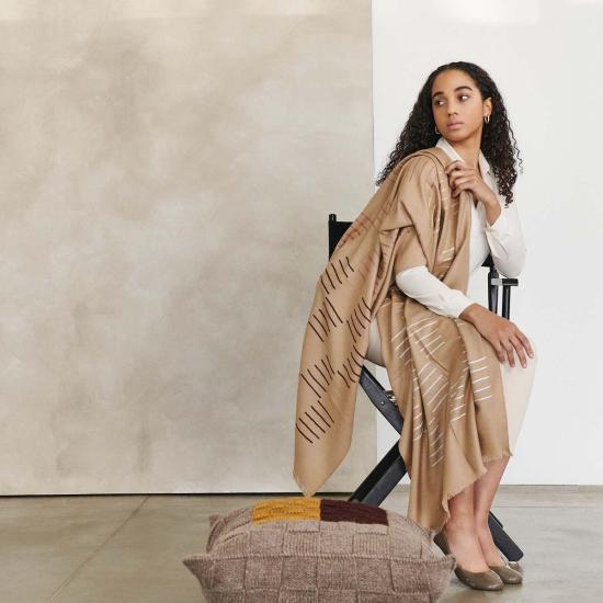  베리어슬리 머플러/스카프 다양한 메이플 스카프 메이플 베이지 - VARIOUSLY