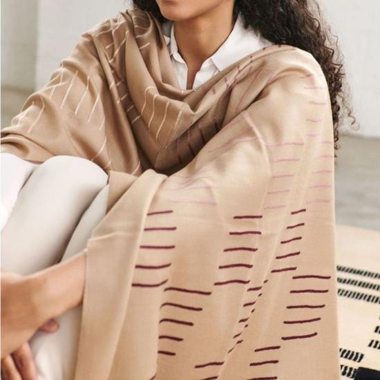  베리어슬리 머플러/스카프 다양한 메이플 스카프 메이플 베이지 - VARIOUSLY