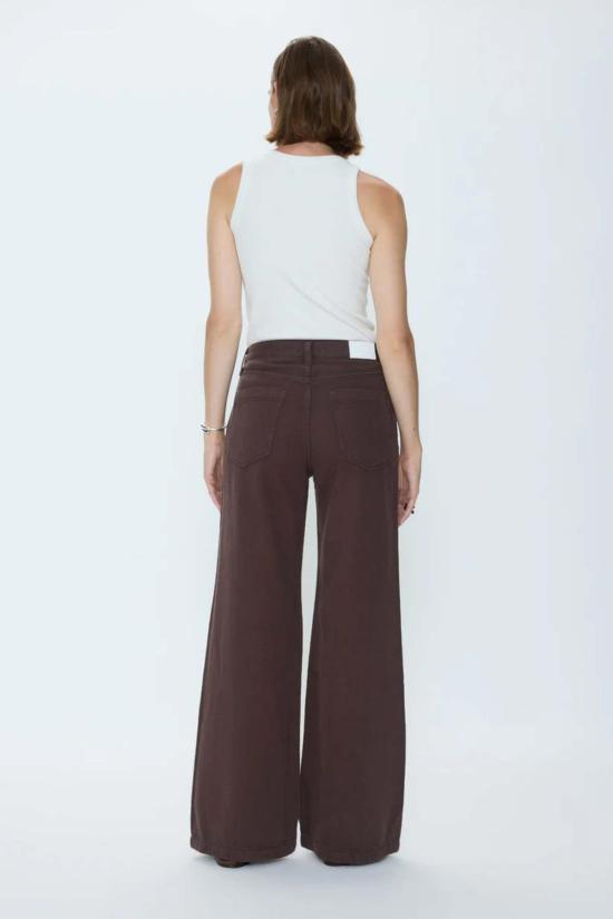  피스톨라 데님 팬츠 Jadyn 로우 슬렁 팔라조 진 Bruna - PISTOLA