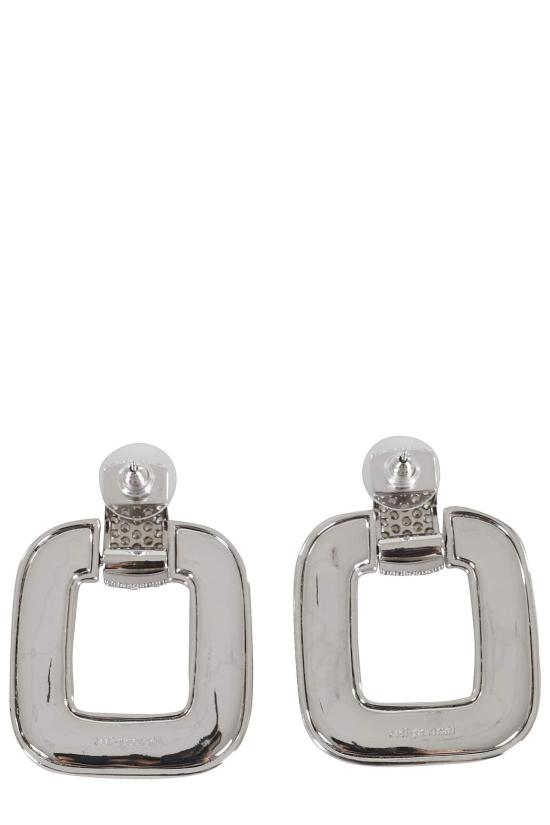  셀프 포트레이트 이어링 크리스탈 노커  실버 - SELF PORTRAIT