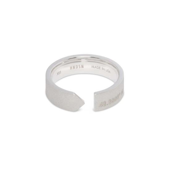  핸섬 반지 핸드즘 파리  무광 스털링 실버