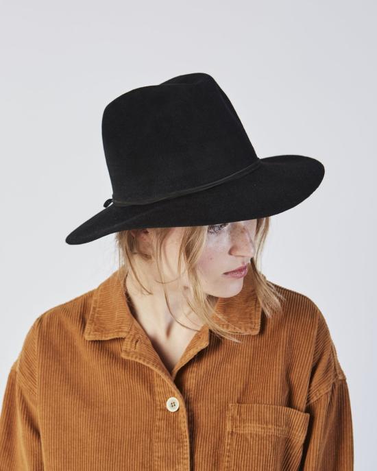  클라이드 모자 앙고라 핀치 햇 블랙 - CLYDE