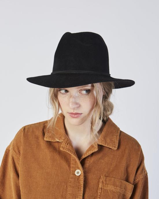  클라이드 모자 앙고라 핀치 햇 블랙 - CLYDE