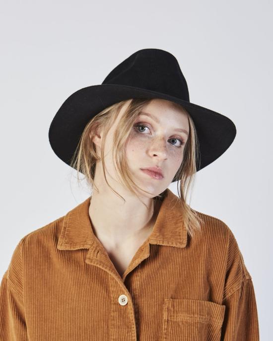  클라이드 모자 앙고라 핀치 햇 블랙 - CLYDE