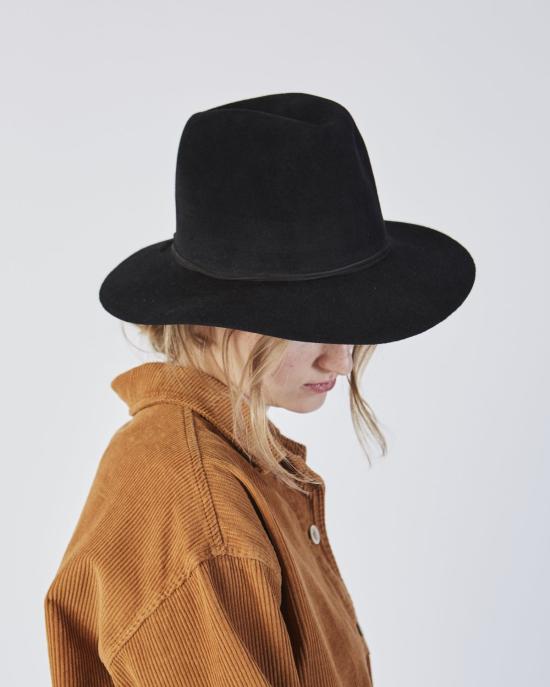  클라이드 모자 앙고라 핀치 햇 블랙 - CLYDE