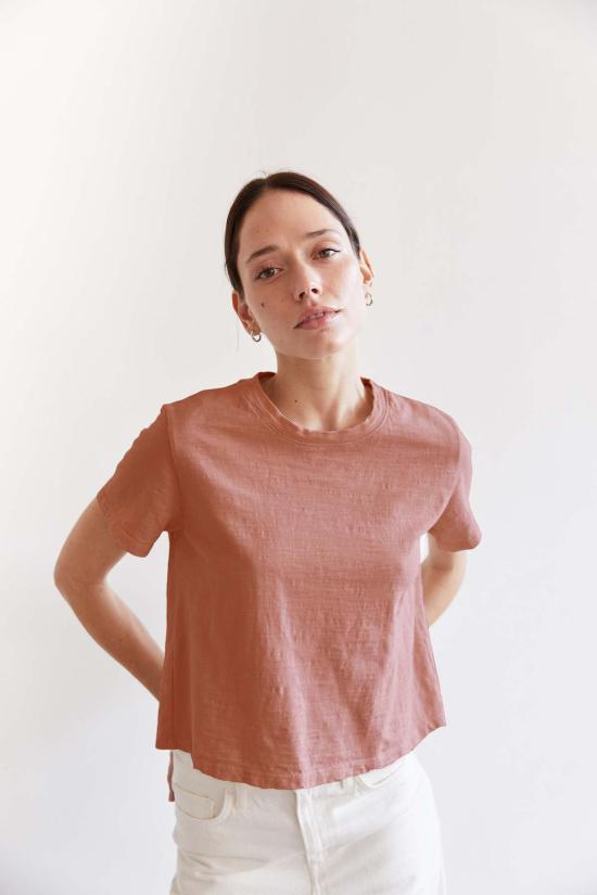  It Is Well L.A. 반팔 티셔츠 잇 이즈 웰 L.A. 크롭 티 - OTHER BRANDS