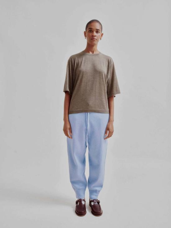  사야카 다비스 뉴욕 스트레이트 팬츠 사야카 데이비스 뉴욕 니트 스웨트팬츠