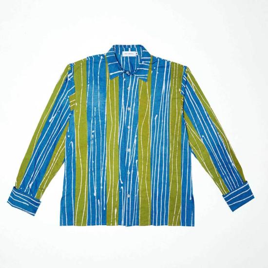  Post-Imperial 긴팔 셔츠 포스트 임페리얼 아자  스카이/페어/본