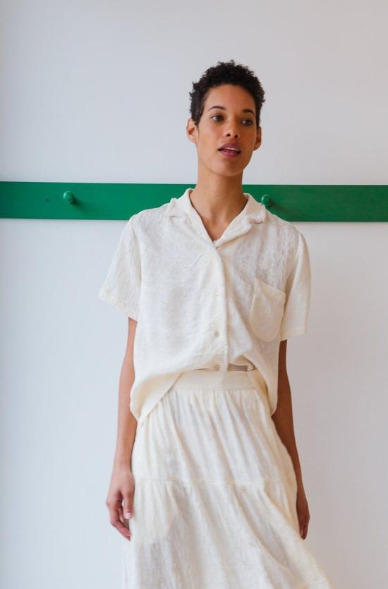  Caron Callahan 셔츠 캐론 캘러핸 요한  아이보리 - CARON CALLAHAN