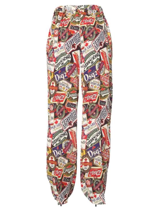  디스퀘어드2 스트레이트 팬츠 Dsquared2 와이드 팬츠 멀티컬러 - DSQUARED2
